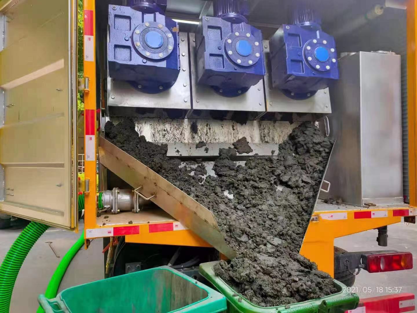 蓝田化粪池清掏城市维护站-泥浆净化干湿分离处理